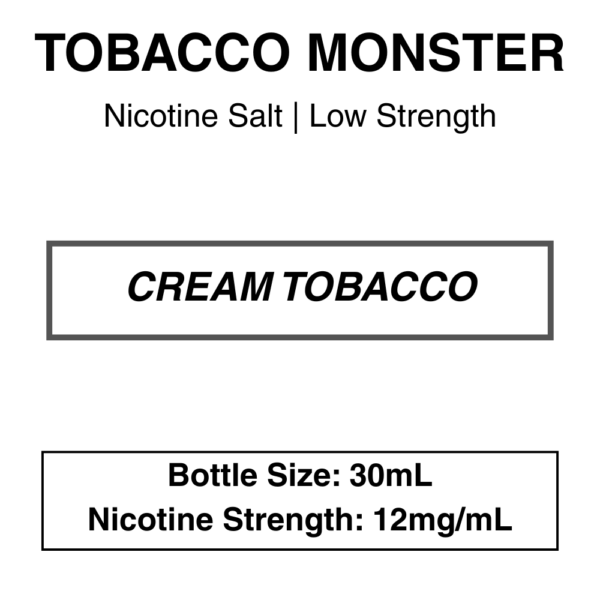 Tobacco Monster NicSalt- 30ml - Image 2