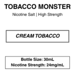 Tobacco Monster NicSalt- 30ml - Image 6