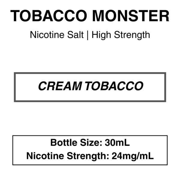 Tobacco Monster NicSalt- 30ml - Image 6