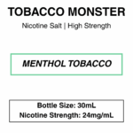 Tobacco Monster NicSalt- 30ml - Image 7