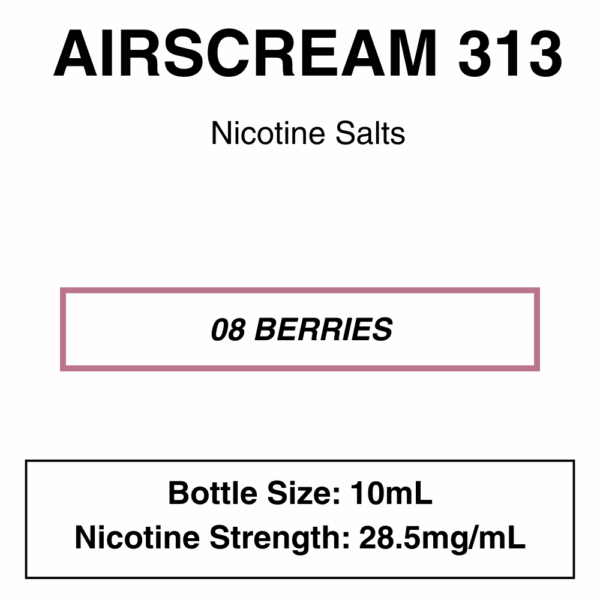 Airscream 313 E-Liquid - 10ml - Image 6