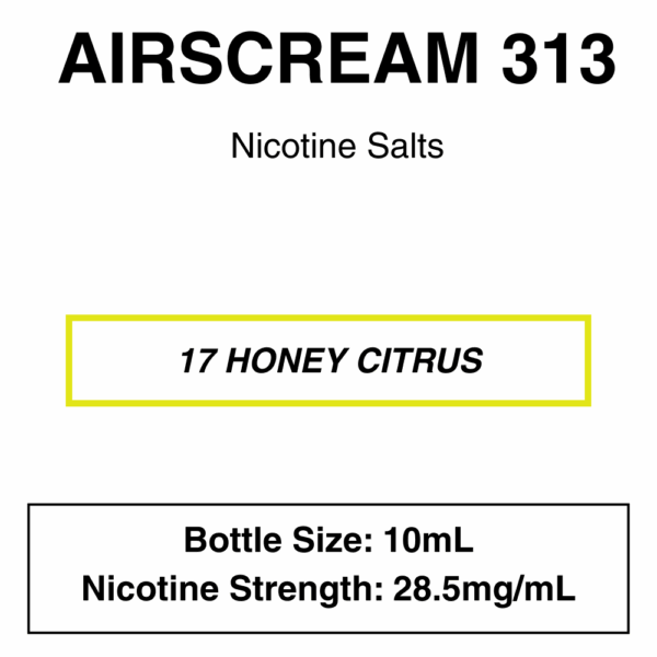 Airscream 313 E-Liquid - 10ml - Image 9