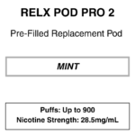 RELX  Essential/Infinity Pod (Single) - Replacement Pod for Relx Infinity & Essential Device - Image 3