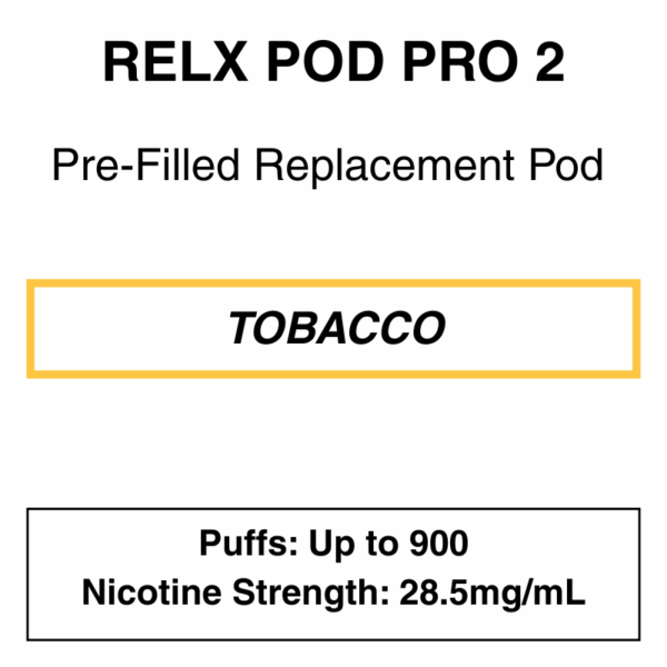 RELX  Essential/Infinity Pod (Single) - Replacement Pod for Relx Infinity & Essential Device - Image 6