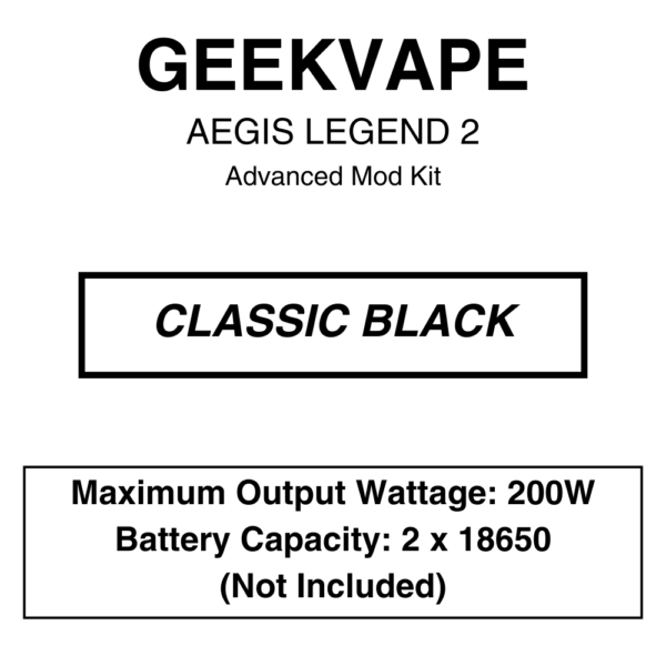 Aegis Legend 2 200W kit (L200) - Image 12