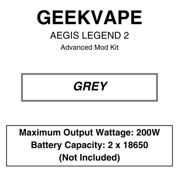 Aegis Legend 2 200W kit (L200) - Image 10