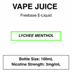 NZVAPOR VAPE JUICE 100ml - 0/3/6mg - 10 Flavours - Image 3