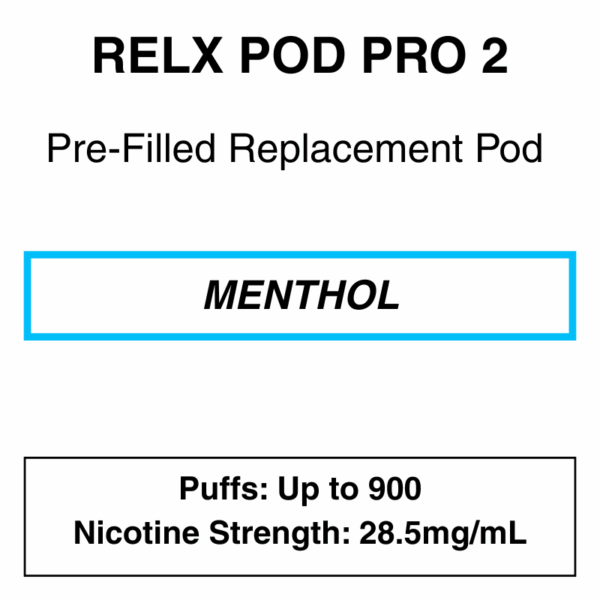 RELX  Essential/Infinity Pod (Single) - Replacement Pod for Relx Infinity & Essential Device - Image 13