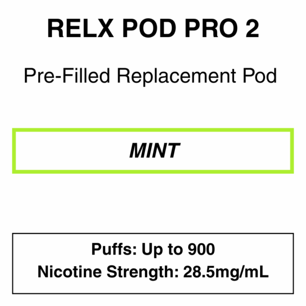 RELX  Essential/Infinity Pod (Single) - Replacement Pod for Relx Infinity & Essential Device - Image 15