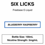 Six Licks E-Liquid 100ml - 0/3/6mg - Image 4