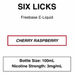 Six Licks E-Liquid 100ml - 0/3/6mg - Image 5