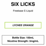 Six Licks E-Liquid 100ml - 0/3/6mg - Image 7