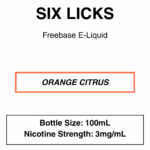 Six Licks E-Liquid 100ml - 0/3/6mg - Image 8