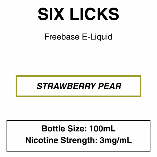 Six Licks E-Liquid 100ml - 0/3/6mg - Image 11