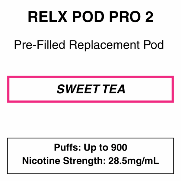 RELX - Pod Pro 2 - Essential/ Infinity Pods - Tea Selection -28.5mg/ml - Image 2
