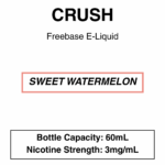 Crush Freebase E-Liquid 60ml - 3mg - Image 6