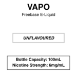 VAPO E-Liquid 100ml - 3mg - Image 10