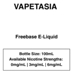 Vapetasia - Freebase E-Liquid - 100ml