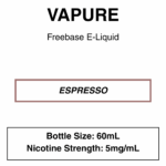 NZ VAPOR / VAPURE 60ml E-liquid - Image 2
