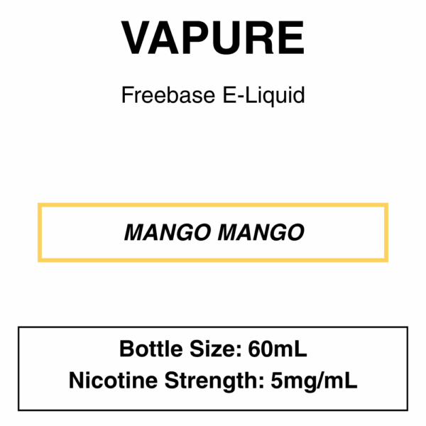 NZ VAPOR / VAPURE 60ml E-liquid - Image 3