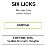 Six Licks - NicSalt - 30ml - 18mg/ml Nicotine (35mg/ml Nicotine Salt) - Image 12
