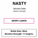 Nasty Original NicSalt - 18mg & 25mg/ml Nicotine - 8 Flavours - Image 4