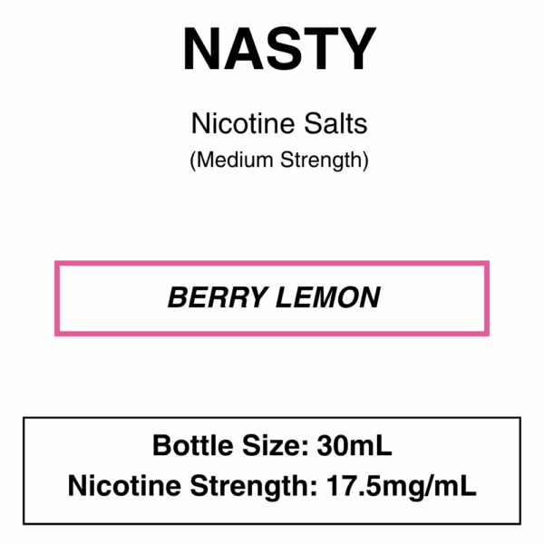 Nasty Original NicSalt - 18mg & 25mg/ml Nicotine - 8 Flavours - Image 4