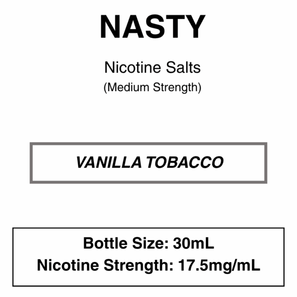 Nasty Original NicSalt - 18mg & 25mg/ml Nicotine - 8 Flavours - Image 10