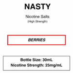 Nasty Original NicSalt - 18mg & 25mg/ml Nicotine - 8 Flavours - Image 12