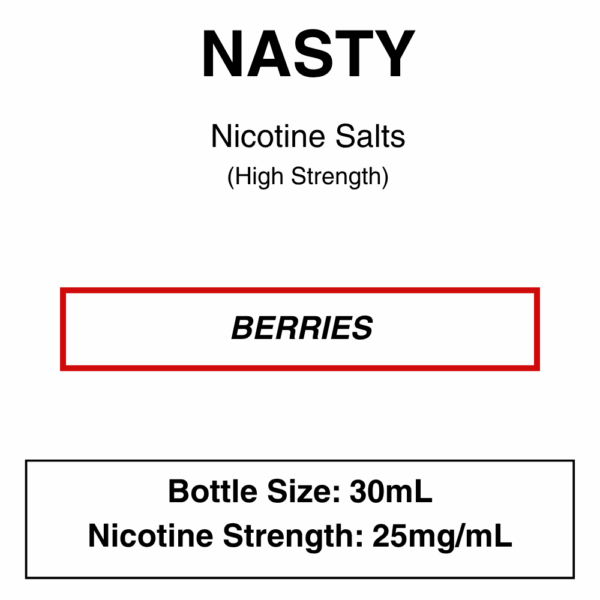 Nasty Original NicSalt - 18mg & 25mg/ml Nicotine - 8 Flavours - Image 12