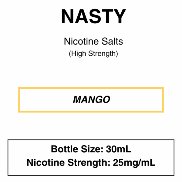 Nasty Original NicSalt - 18mg & 25mg/ml Nicotine - 8 Flavours - Image 16