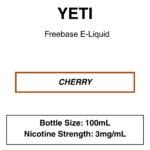 Yeti E-liquid 100ml - 0/3mg - 14 Flavours - Image 11