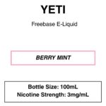 Yeti E-liquid 100ml - 0/3mg - 14 Flavours - Image 13