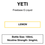 Yeti E-liquid 100ml - 0/3mg - 14 Flavours - Image 17