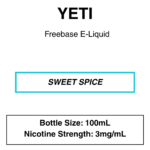 Yeti E-liquid 100ml - 0/3mg - 14 Flavours - Image 19