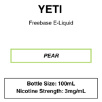 Yeti E-liquid 100ml - 0/3mg - 14 Flavours - Image 20
