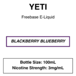 Yeti E-liquid 100ml - 0/3mg - 14 Flavours - Image 4