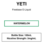 Yeti E-liquid 100ml - 0/3mg - 14 Flavours - Image 6