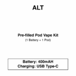 Alt - Starter Kit - Edition 2 - One Pod + One Battery