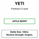 Yeti E-liquid 100ml - 0/3mg - 14 Flavours - Image 7
