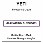 Yeti E-liquid 100ml - 0/3mg - 14 Flavours - Image 11