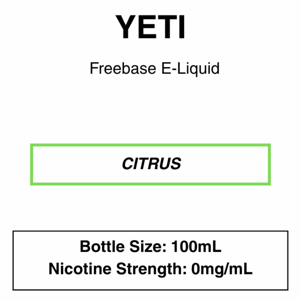 Yeti E-liquid 100ml - 0/3mg - 14 Flavours - Image 14