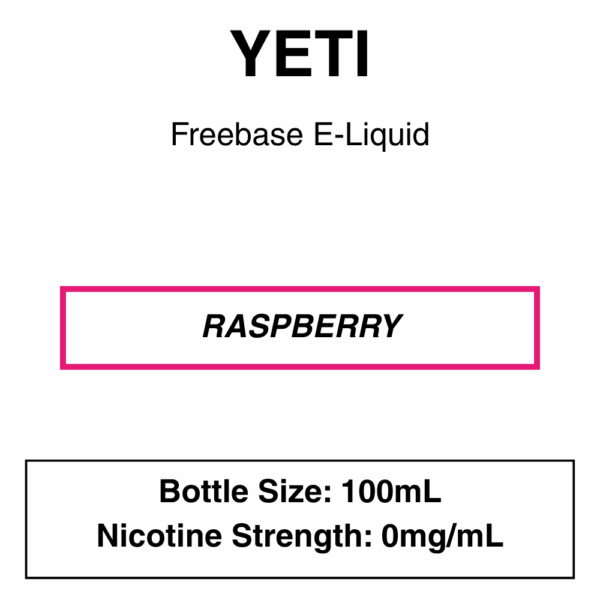 Yeti E-liquid 100ml - 0/3mg - 14 Flavours - Image 9