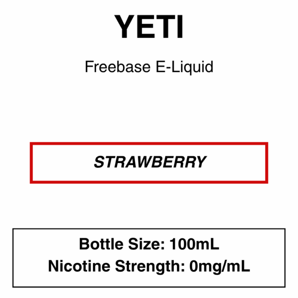 Yeti E-liquid 100ml - 0/3mg - 14 Flavours - Image 5