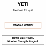 Yeti E-liquid 100ml - 0/3mg - 14 Flavours - Image 10