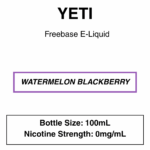 Yeti E-liquid 100ml - 0/3mg - 14 Flavours - Image 15