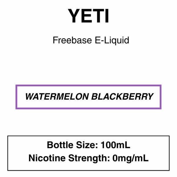 Yeti E-liquid 100ml - 0/3mg - 14 Flavours - Image 15