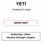 Yeti E-liquid 100ml - 0/3mg - 14 Flavours - Image 31