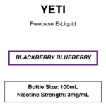 Yeti E-liquid 100ml - 0/3mg - 14 Flavours - Image 22
