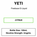 Yeti E-liquid 100ml - 0/3mg - 14 Flavours - Image 32
